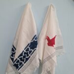 دستمال مرغ و کاشی